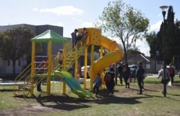 ¡A jugar!: inauguraron los nuevos juegos del Parque La Diagonal