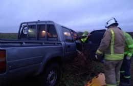 Violento choque en la Ruta 191