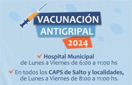 Comenzó la campaña de vacunación antigripal 2024