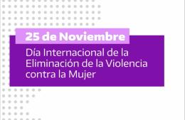 Se conmemora el Día Internacional de la Lucha contra la violencia hacia las mujeres