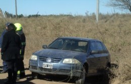 Se escapó de la Policía Rural cuando intentaban identificarlo: en su huida, volcó