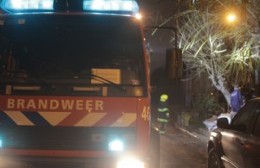 Principio de incendio en una vivienda de calle Luis Agote